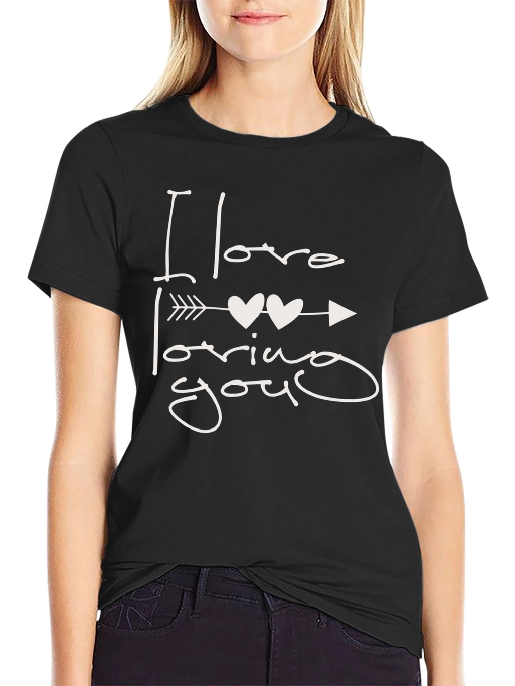 I Love Loving You Black T-Shirt