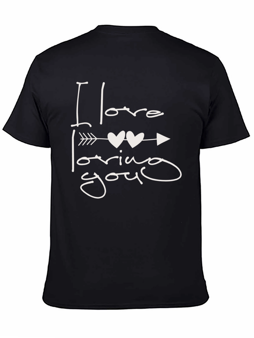 I Love Loving You Black T-Shirt