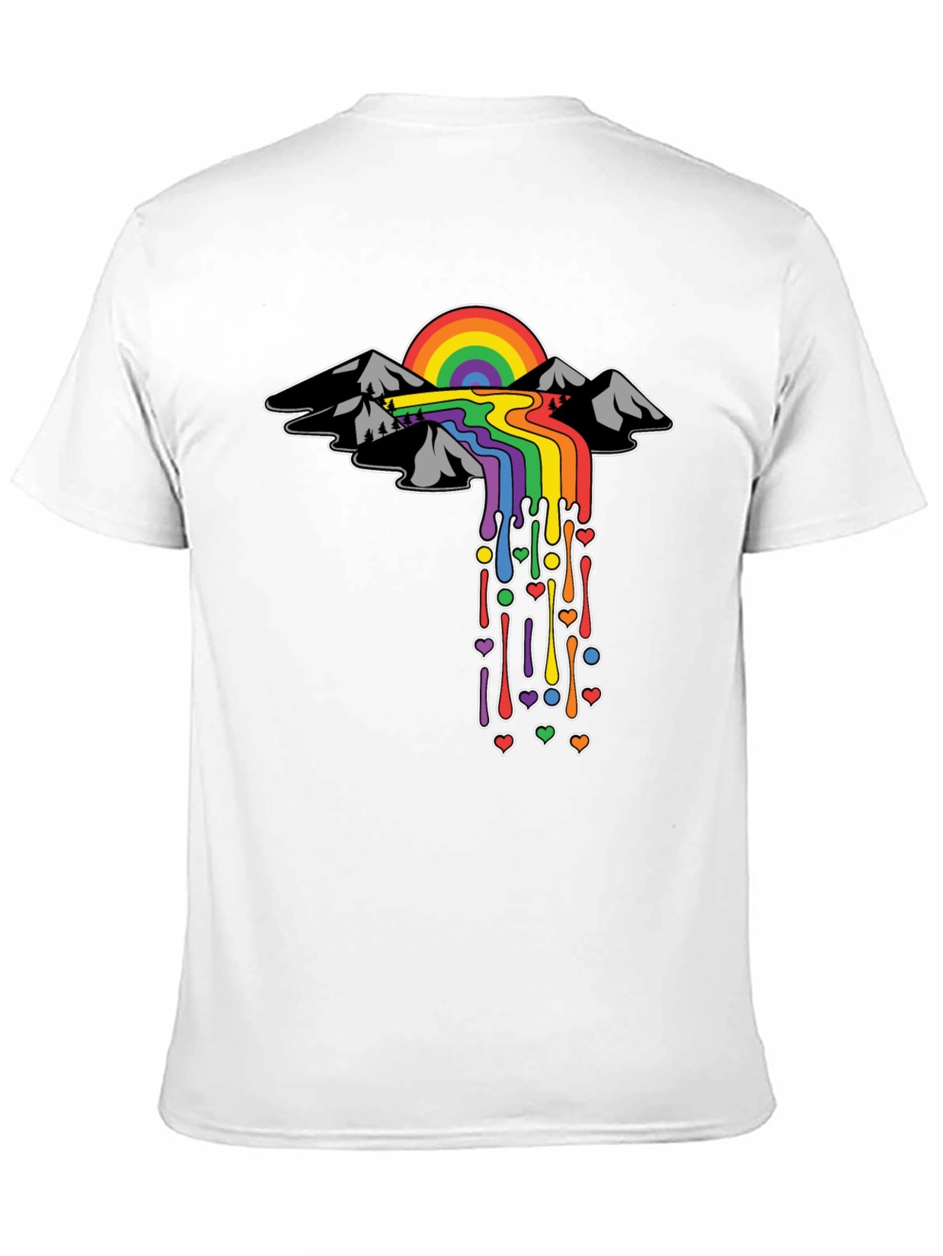 Rainbow Mountain Drip Tee - Pride Edition