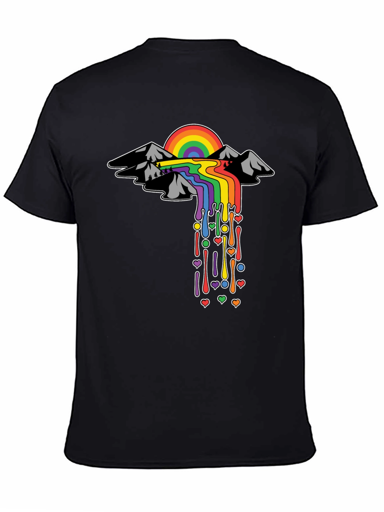 Rainbow Mountain Drip Tee - Pride Edition