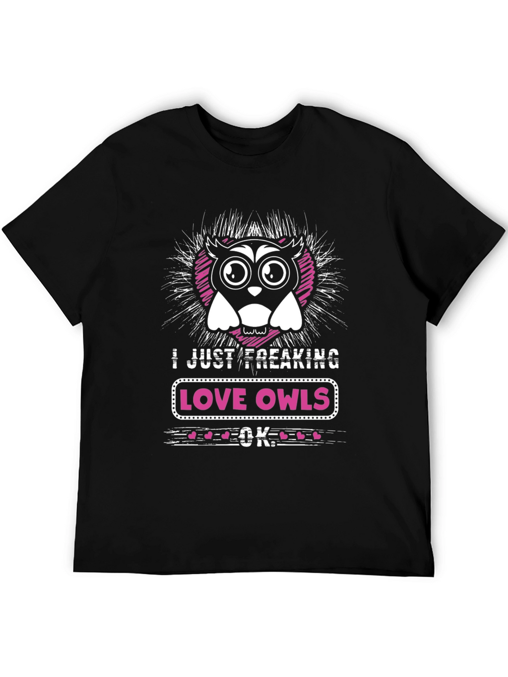 I Love Owls Graphic T-Shirt