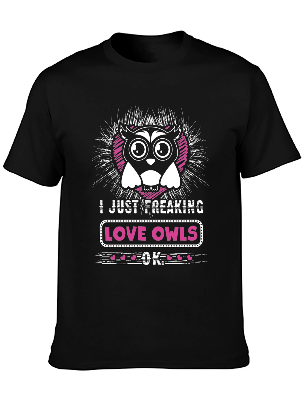 I Love Owls Graphic T-Shirt