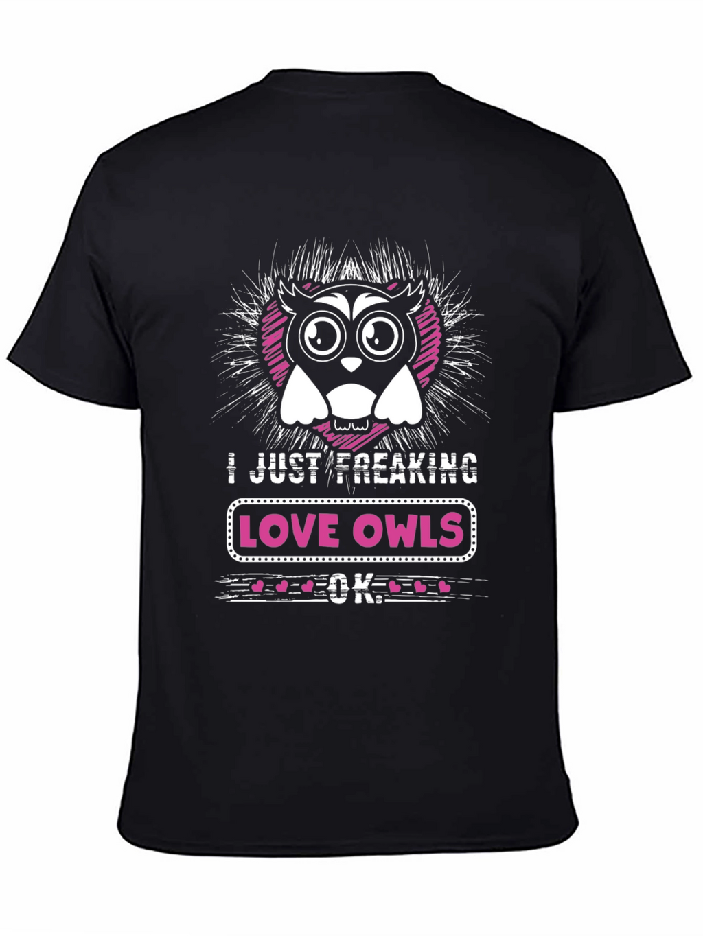 I Love Owls Graphic T-Shirt