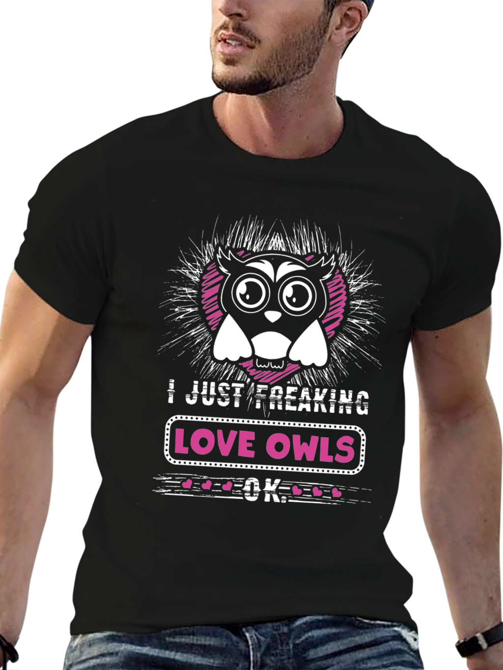 I Love Owls Graphic T-Shirt