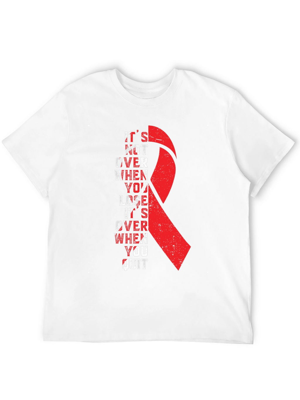 Inspirational Ribbon Graphic T-Shirt