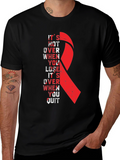 Inspirational Ribbon Graphic T-Shirt