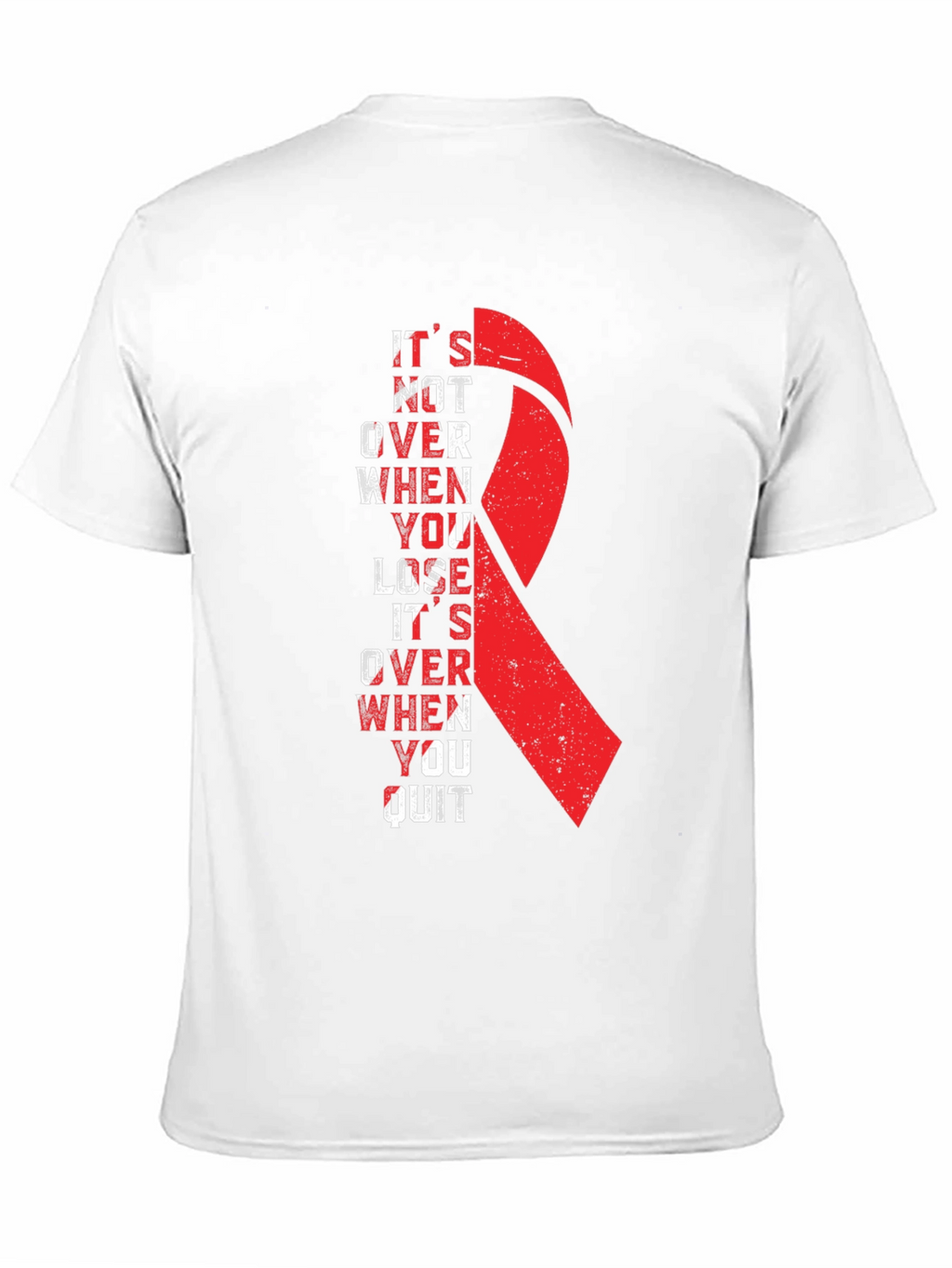 Inspirational Ribbon Graphic T-Shirt