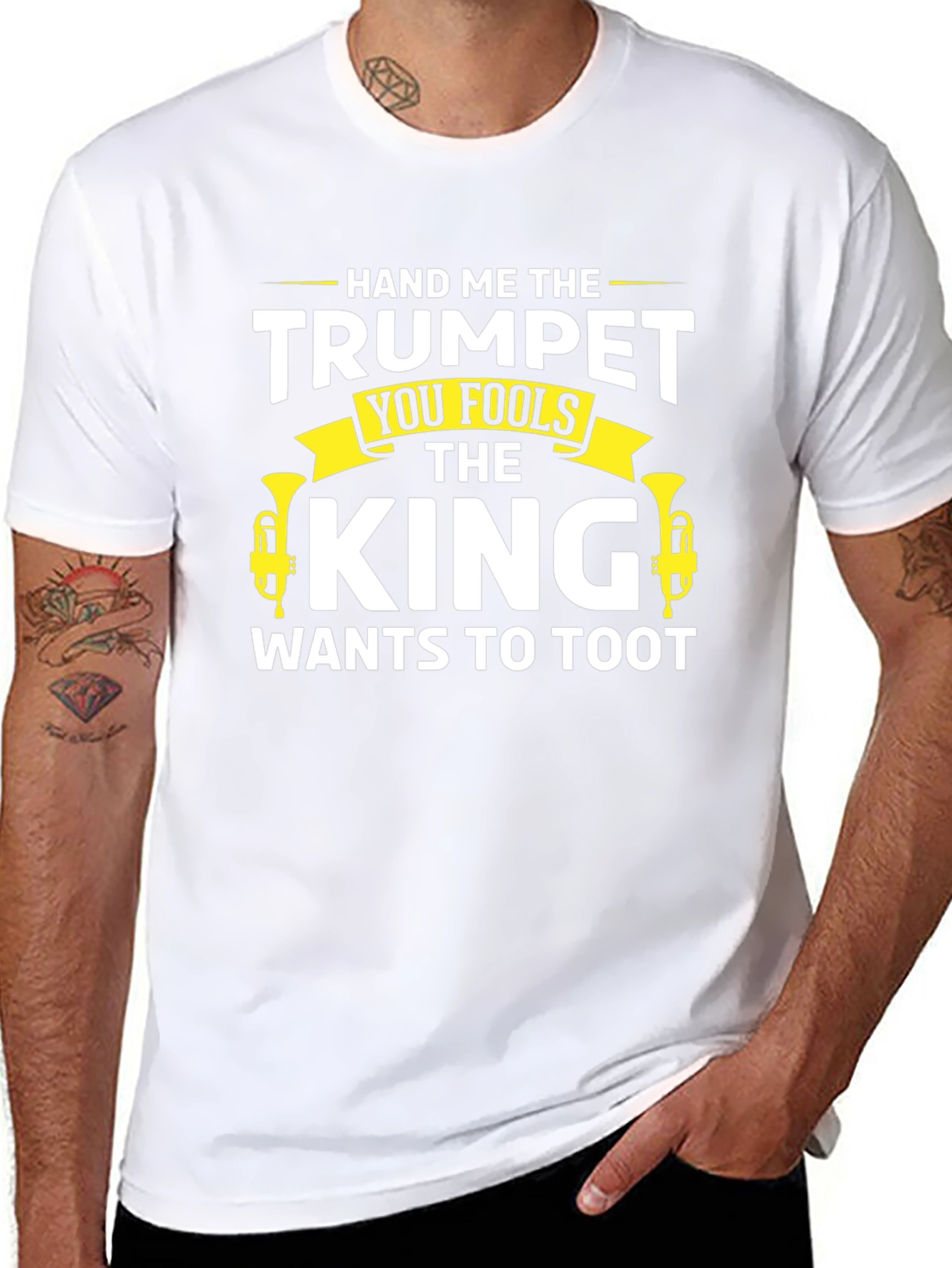 Hand Me The Trumpet T-Shirt - Musician Gift