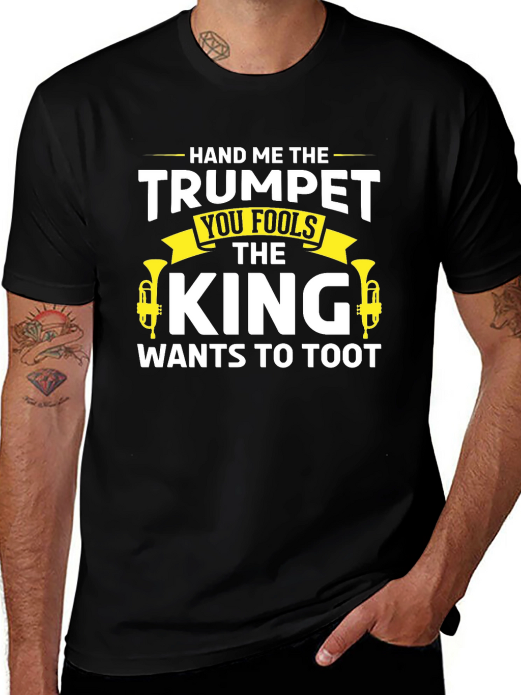 Hand Me The Trumpet T-Shirt - Musician Gift