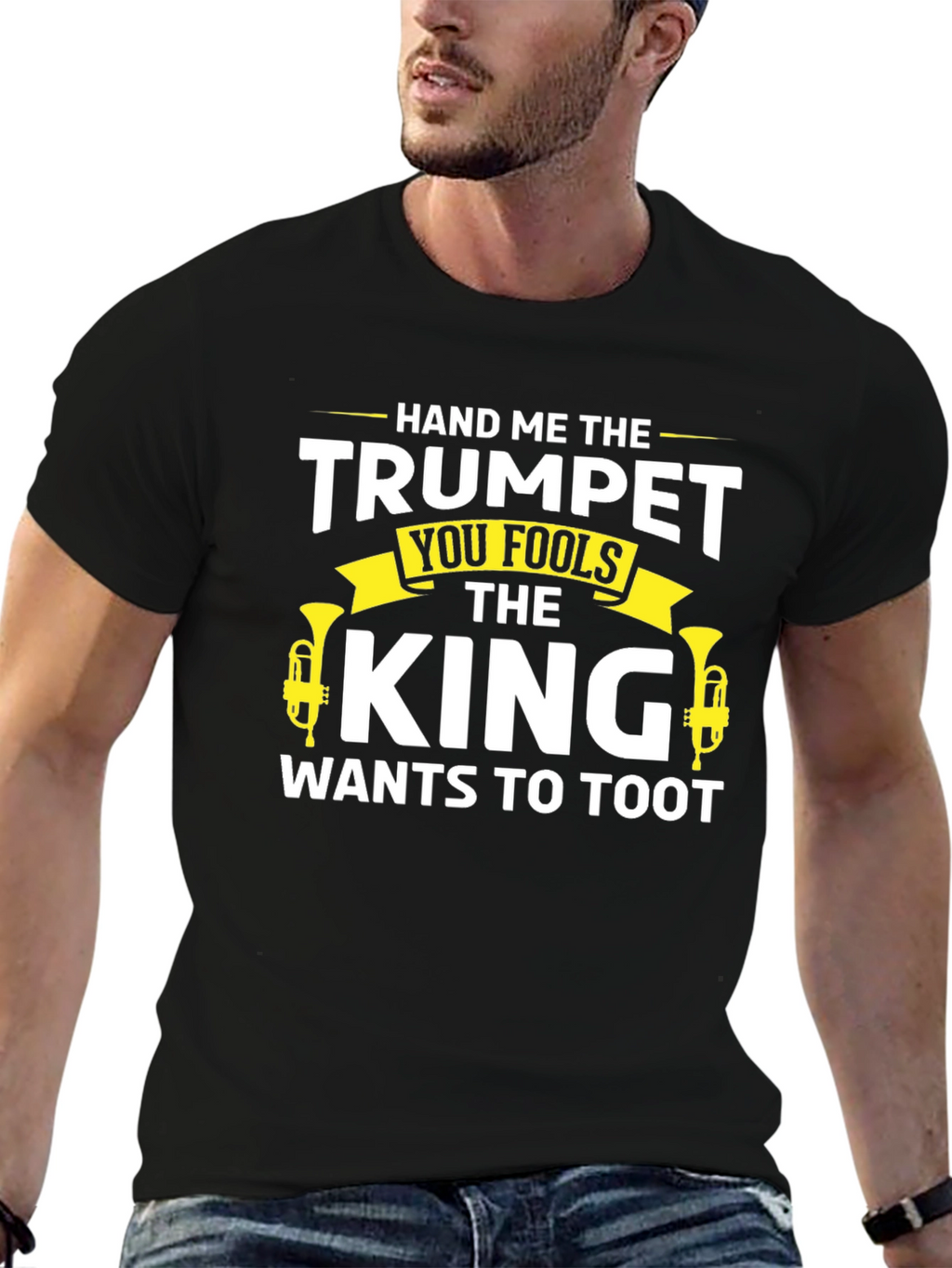 Hand Me The Trumpet T-Shirt - Musician Gift