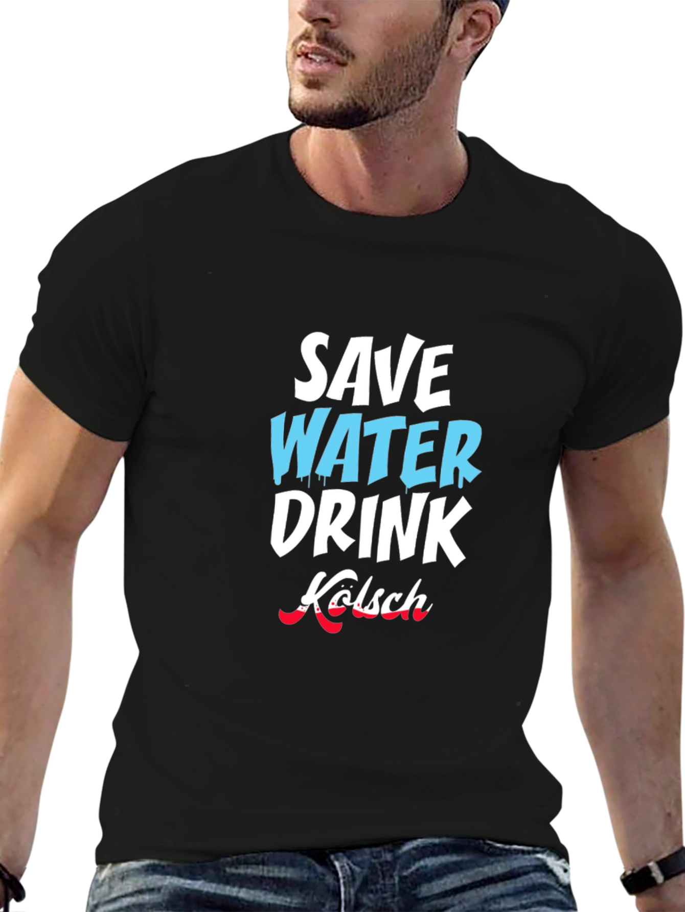 Save Water Drink Kölsch Graphic T-Shirt