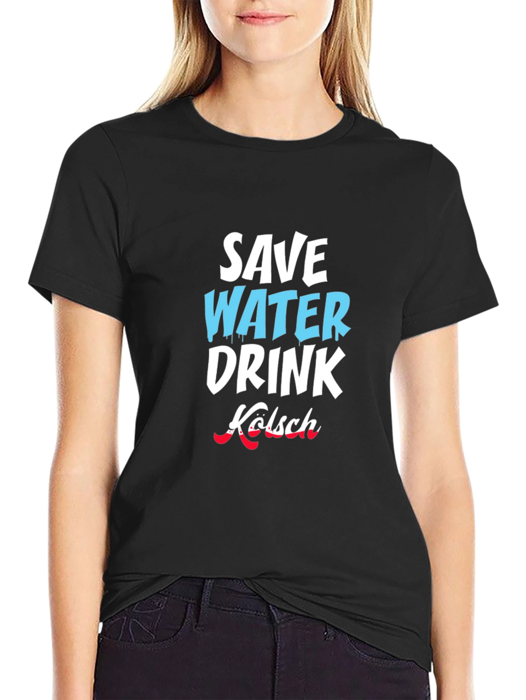 Save Water Drink Kölsch Graphic T-Shirt