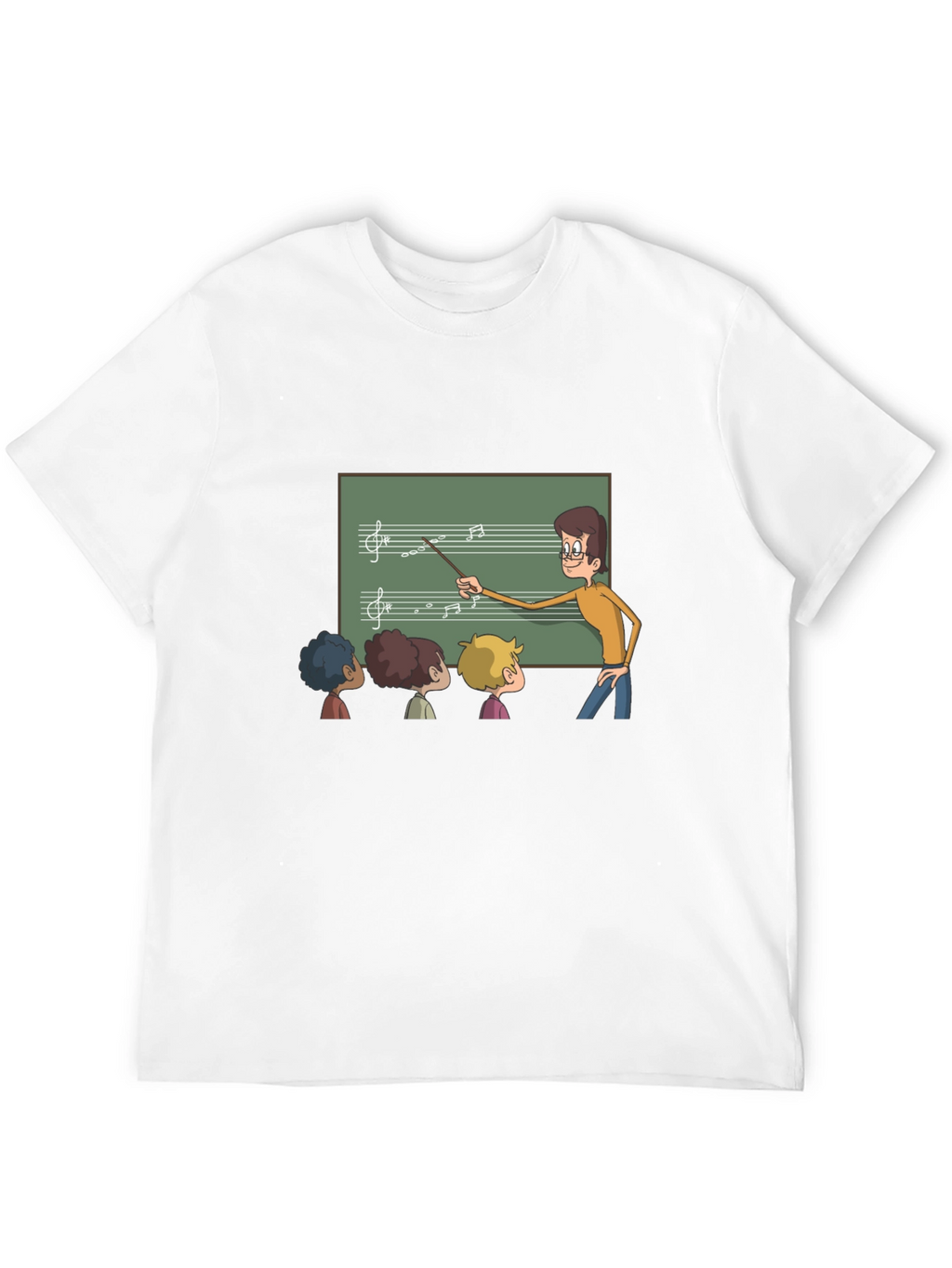 Music Teacher Black T-Shirt