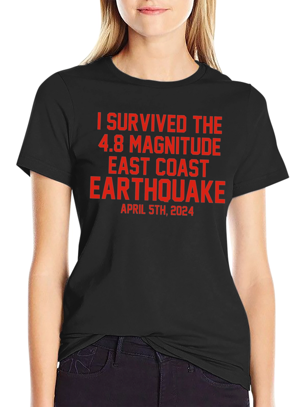 I Survived 4.8 East Coast Earthquake T-Shirt