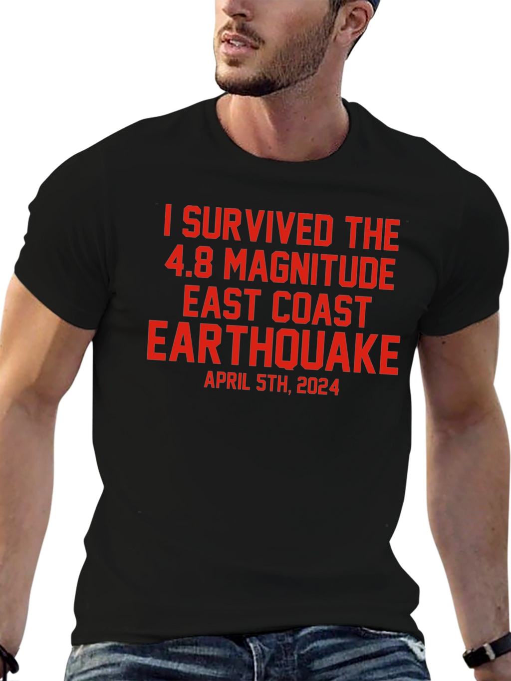 I Survived 4.8 East Coast Earthquake T-Shirt
