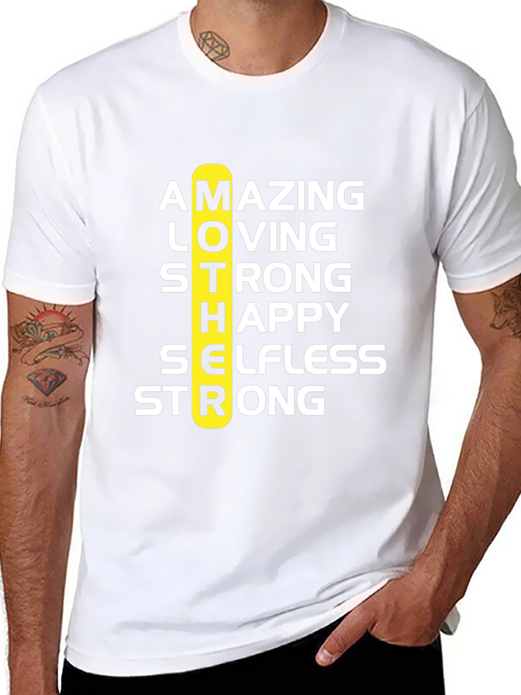 Amazing Mother Graphic Tee - Black Cotton T-Shirt