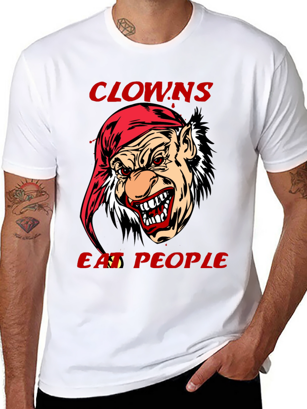 Clowns Eat People Graphic Tee