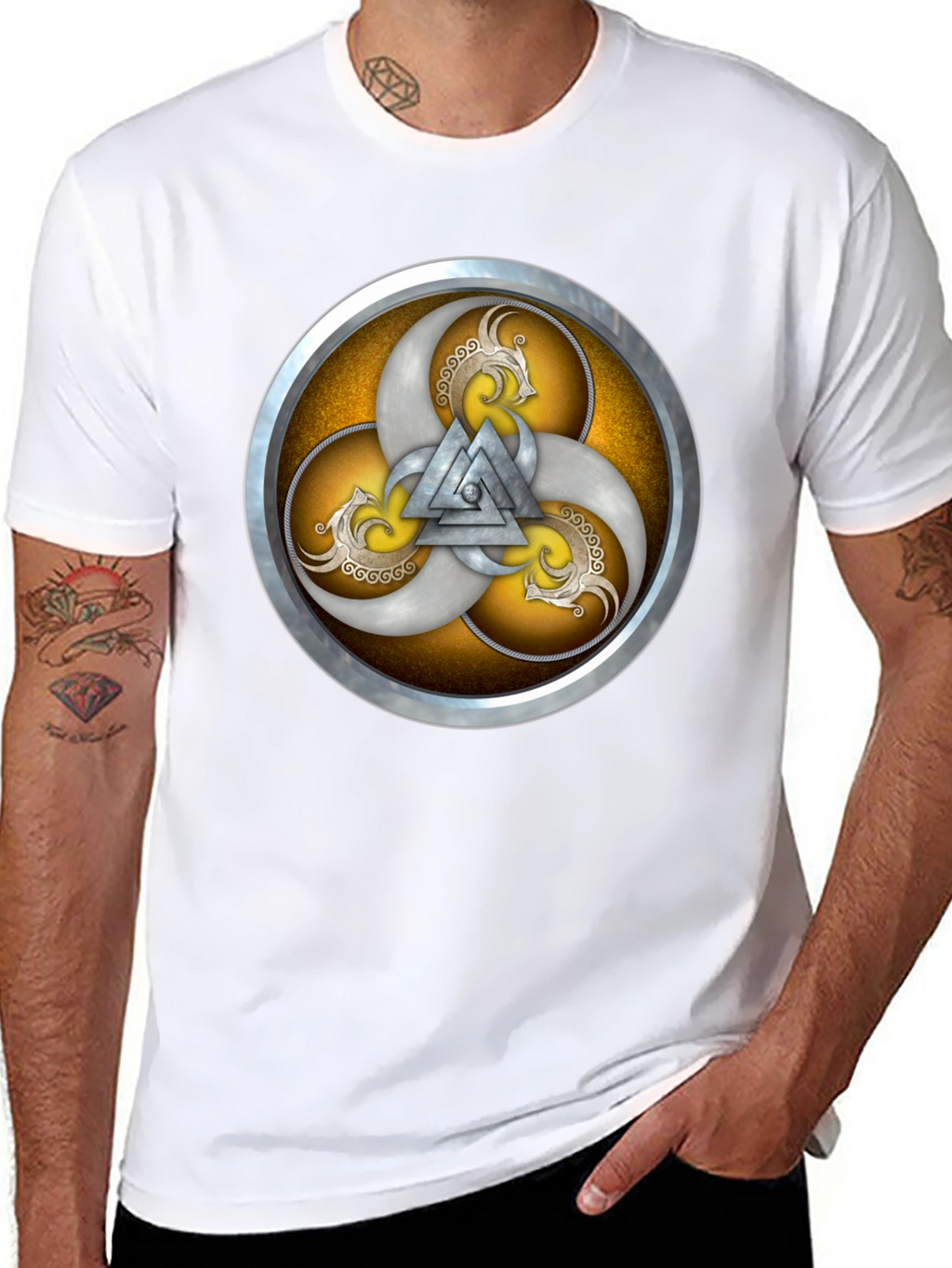 Valknut Symbol Graphic Tee