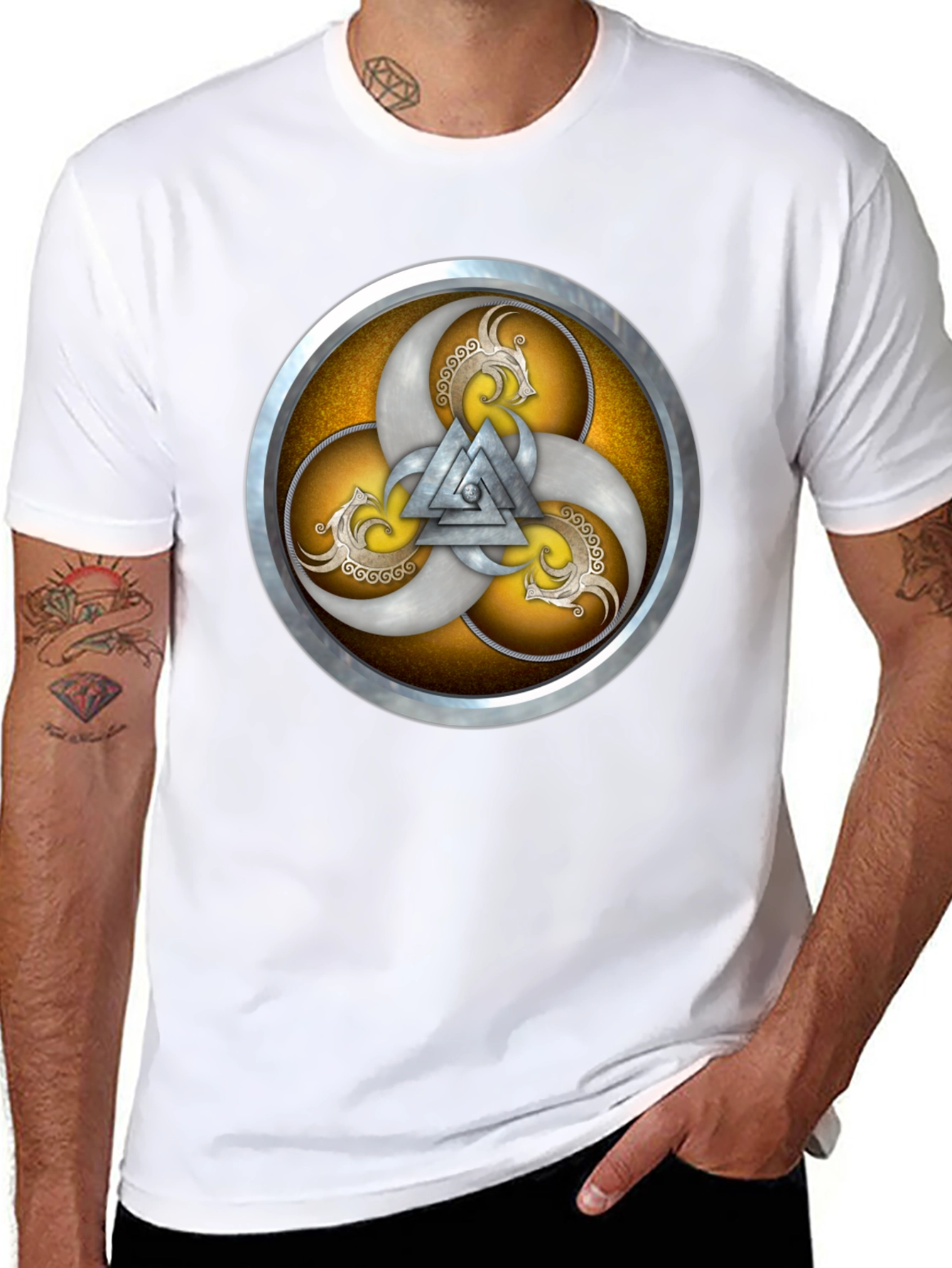 Valknut Symbol Graphic Tee