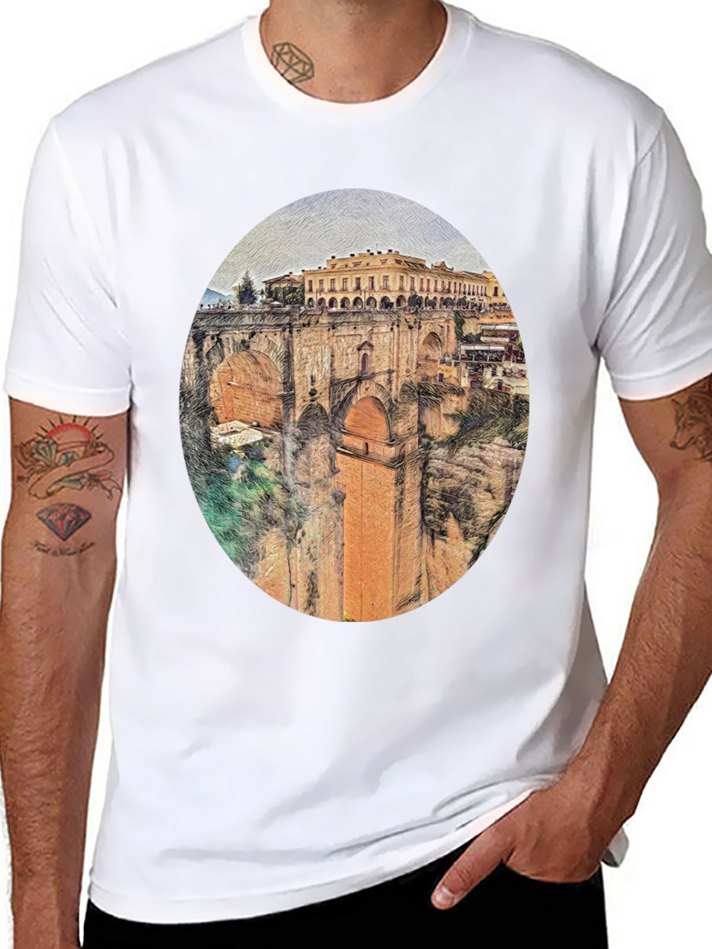Ronda Spain T-Shirt Travel Tee