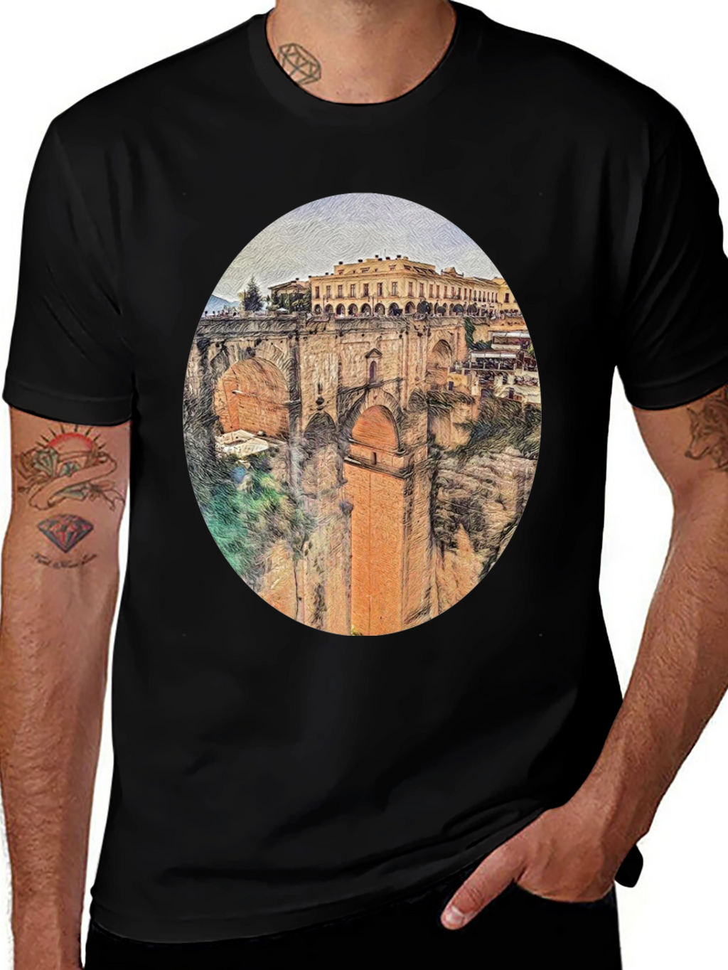 Ronda Spain T-Shirt Travel Tee