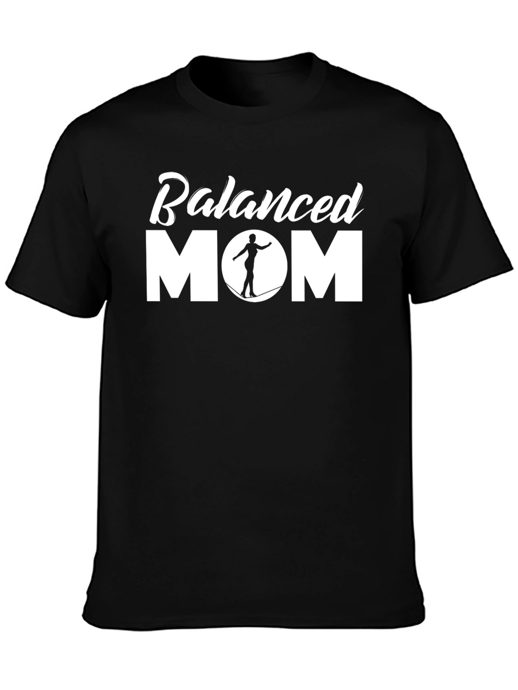 Balanced Mom Black T-Shirt