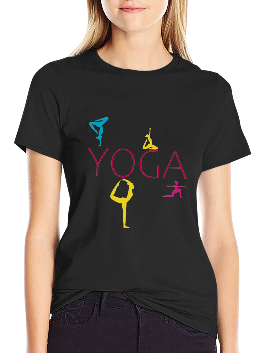 Yoga Graphic Print T-Shirt