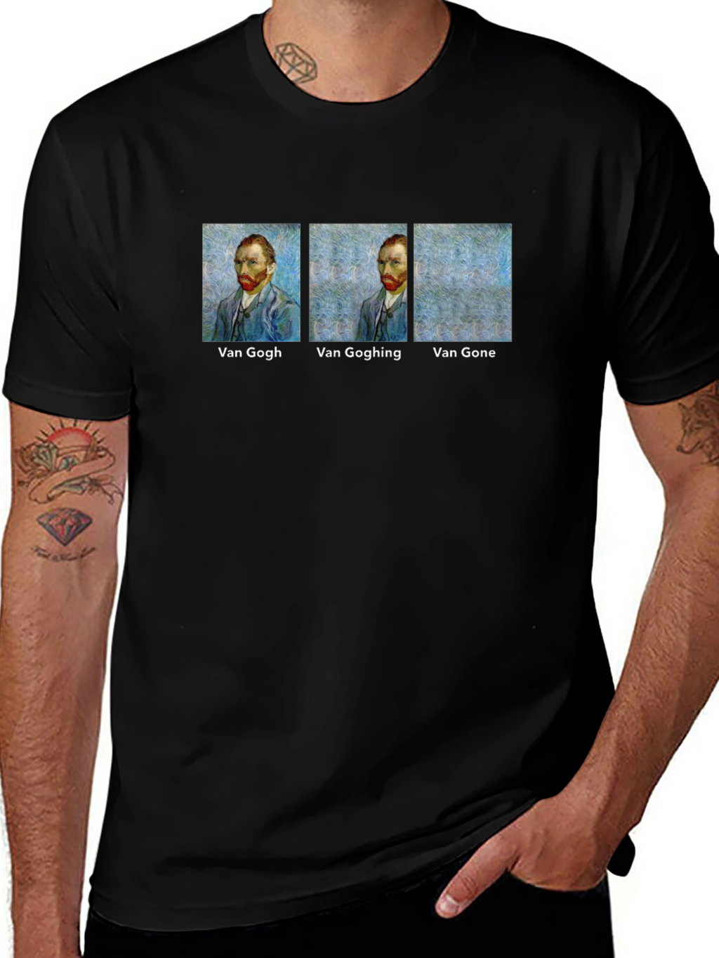 Van Gogh Humor T-Shirt - Art Lover Tee