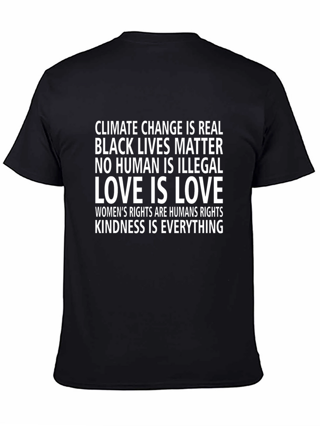 Equality Matters T-Shirt: Climate Change BLM Love is Love