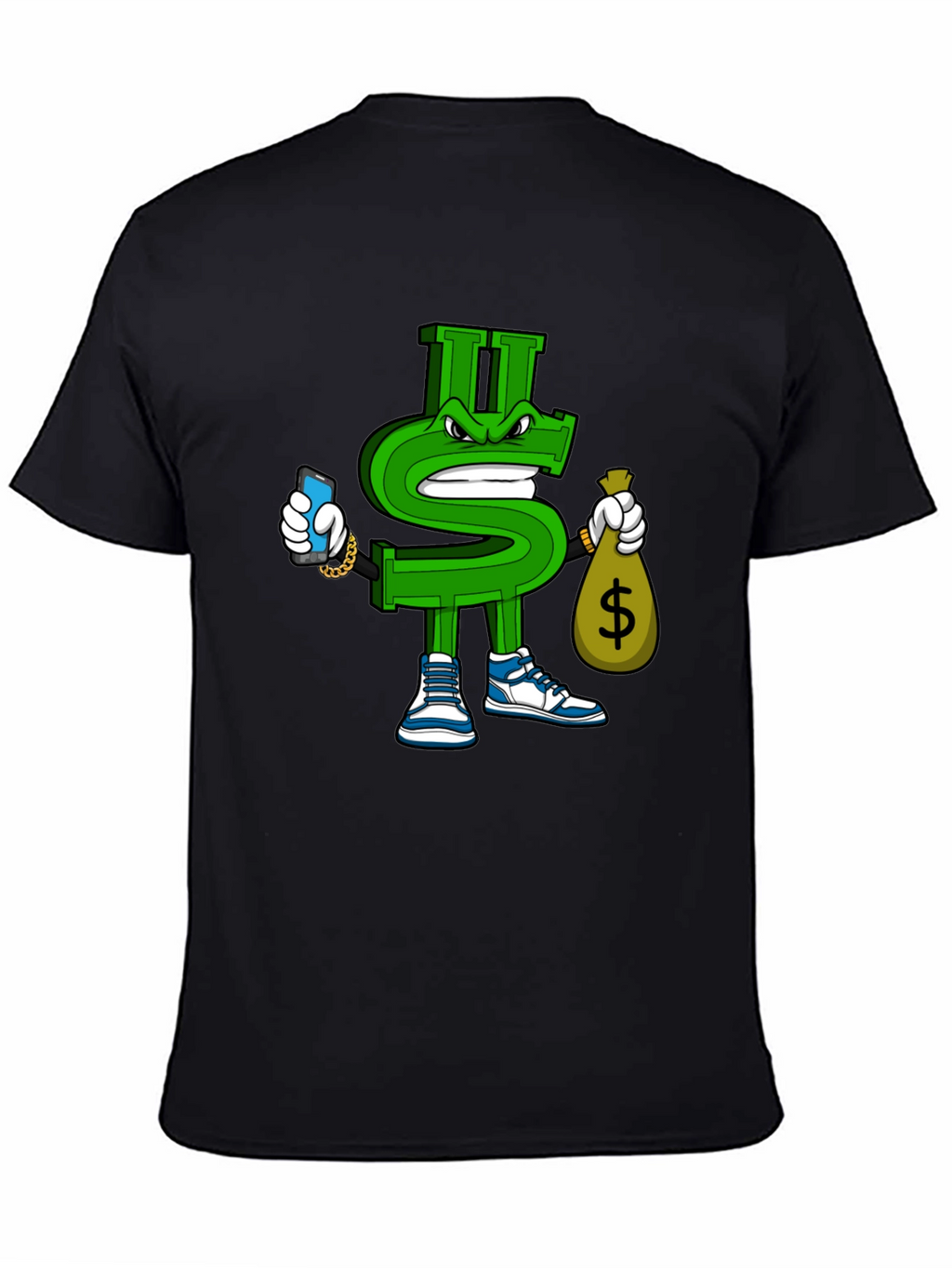 Dollar Sign Graphic T-Shirt - Streetwear Style