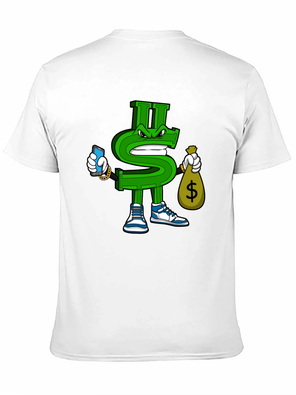 Dollar Sign Graphic T-Shirt - Streetwear Style