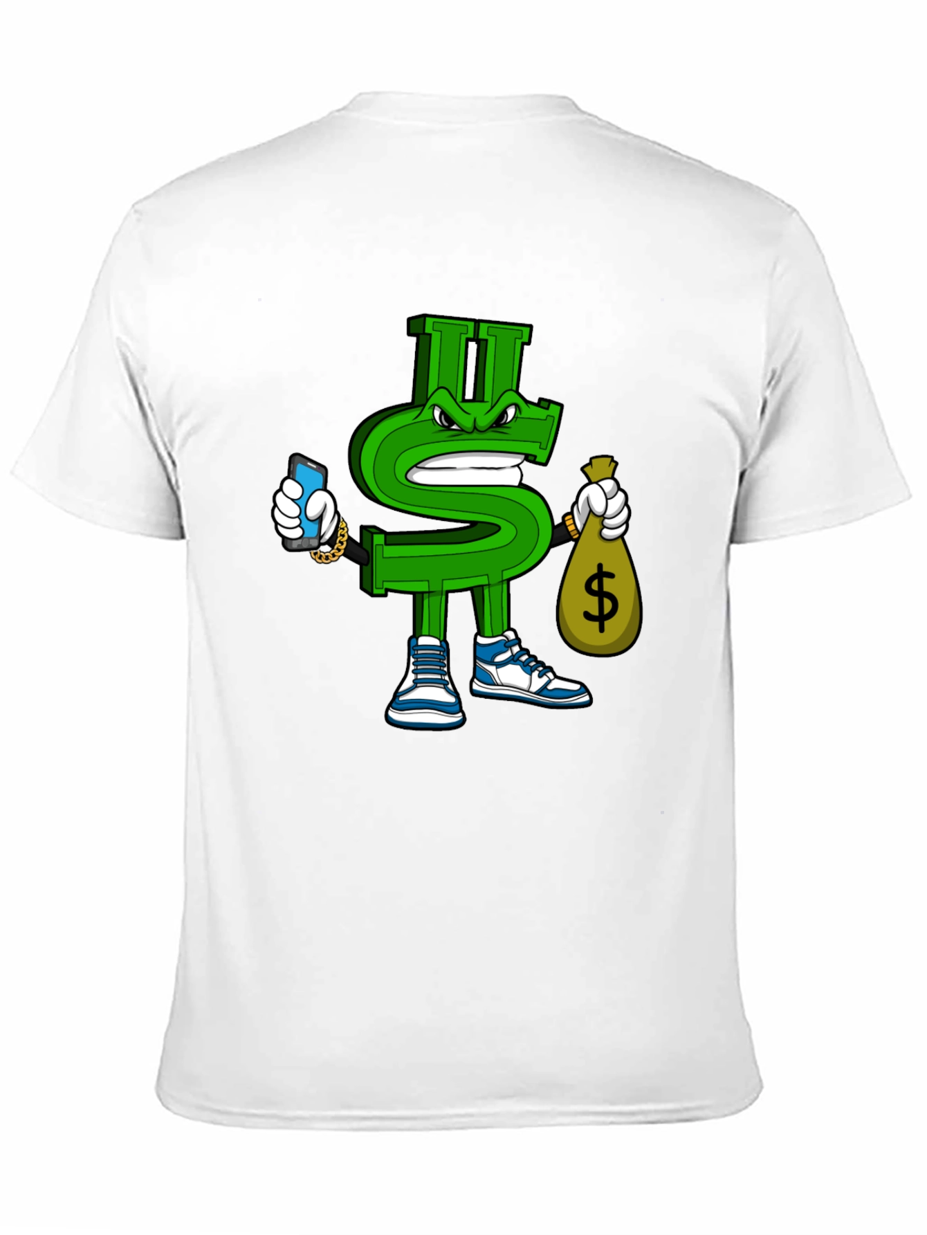 Dollar Sign Graphic T-Shirt - Streetwear Style