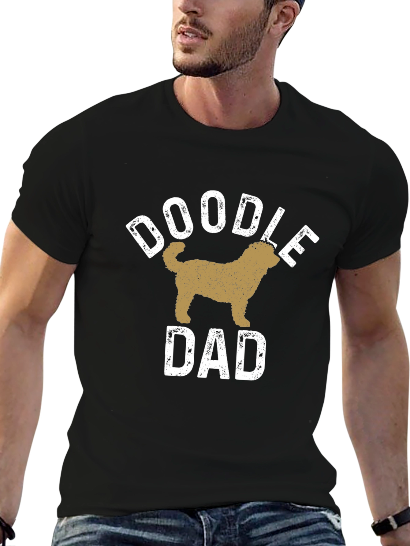 Doodle Dad Graphic T-Shirt - Perfect Gift for Dog Lovers