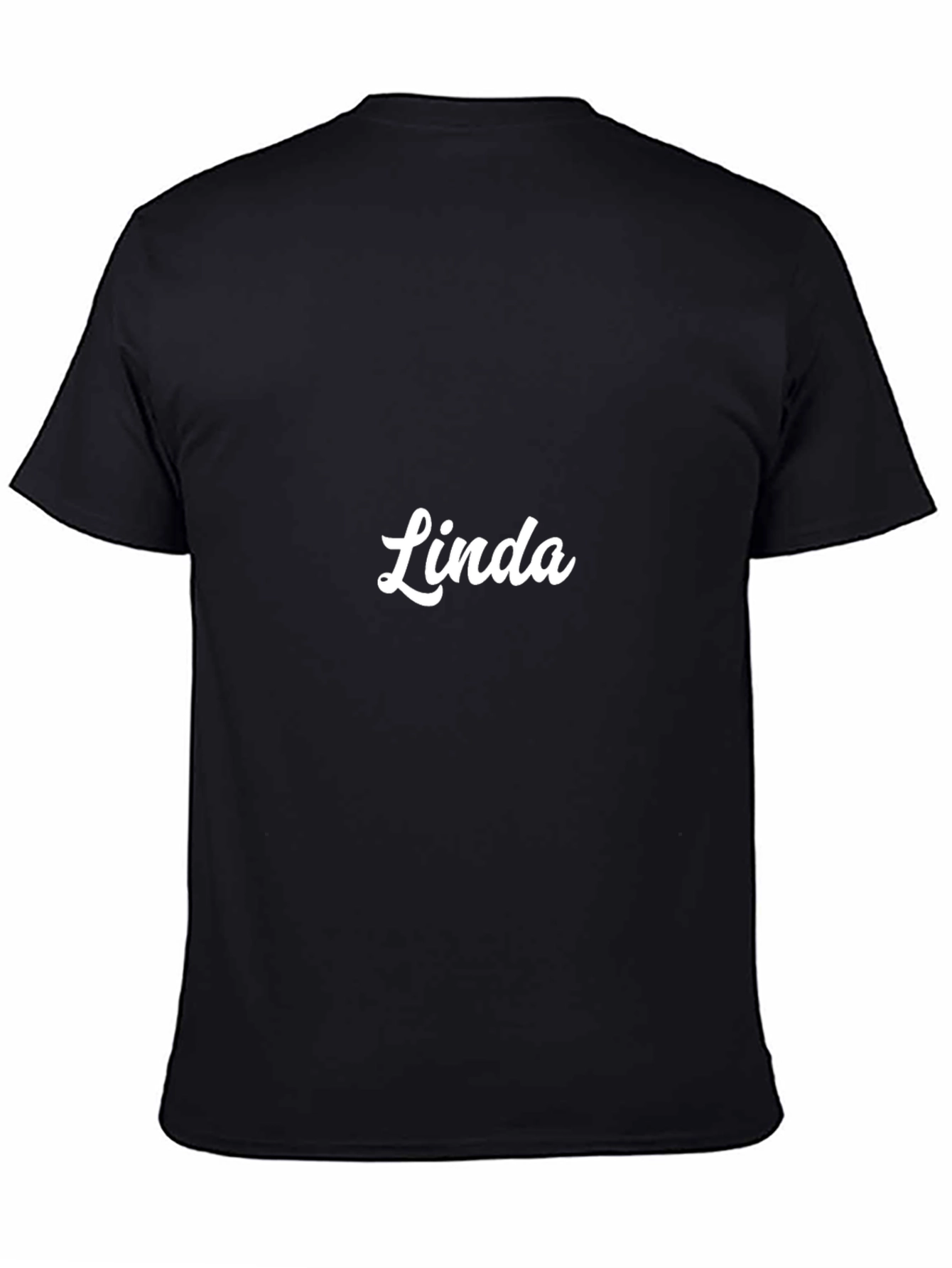 Linda Graphic Tee - Black Casual T-Shirt