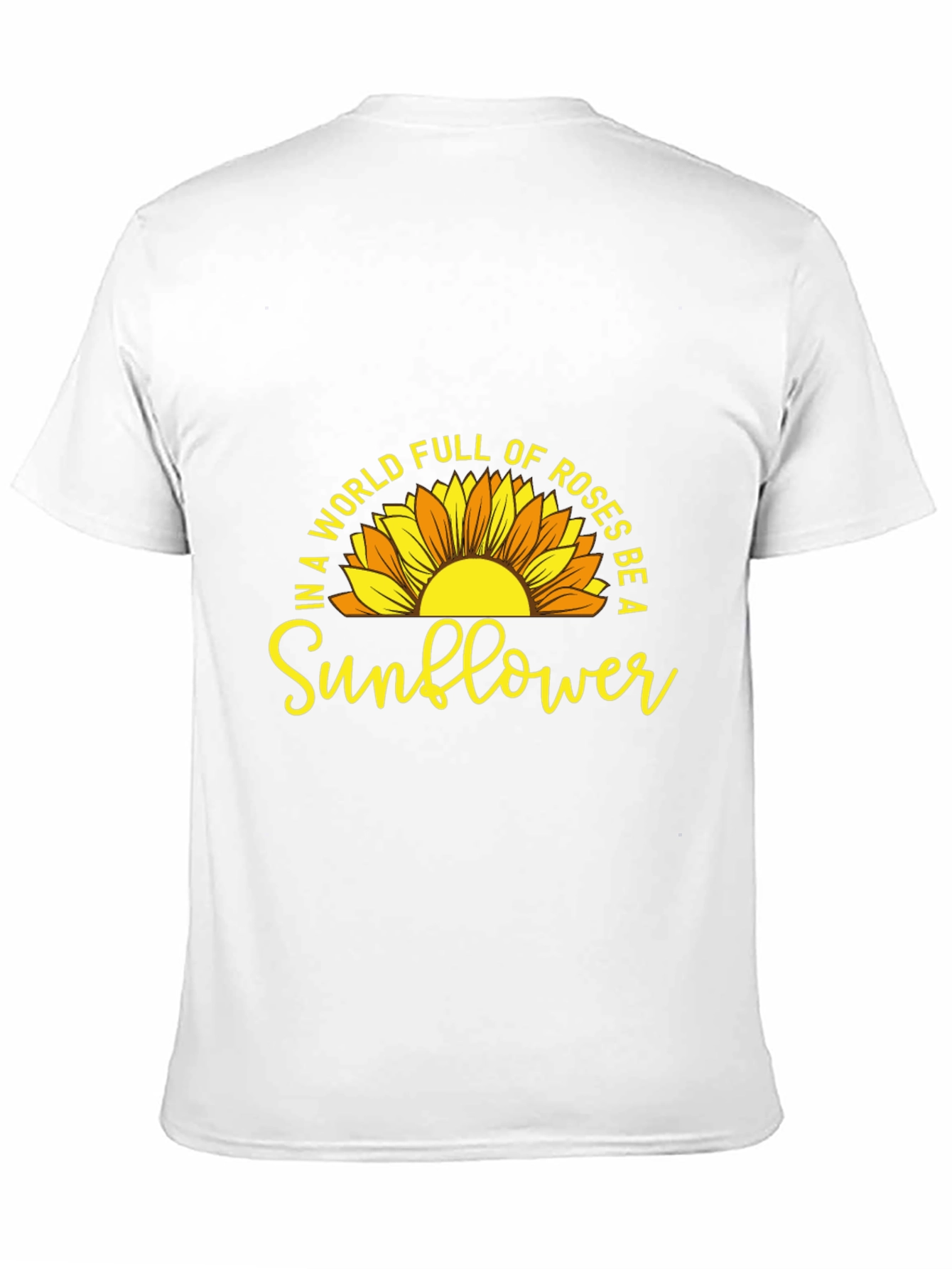 Be a Sunflower Graphic T-Shirt - Positive Vibes
