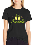Lets Avocuddle T-Shirt - Cute Avocado Couple Tee