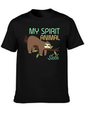 My Spirit Animal Sloth T-Shirt - Funny Lazy Tee