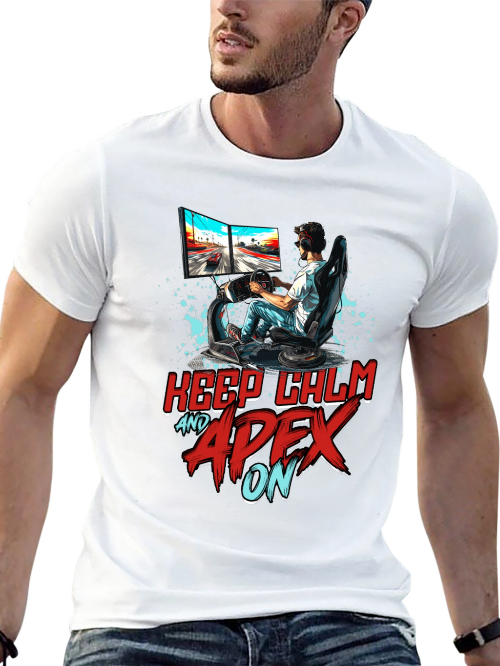 Keep Calm and Apex On Gamer T-Shirt