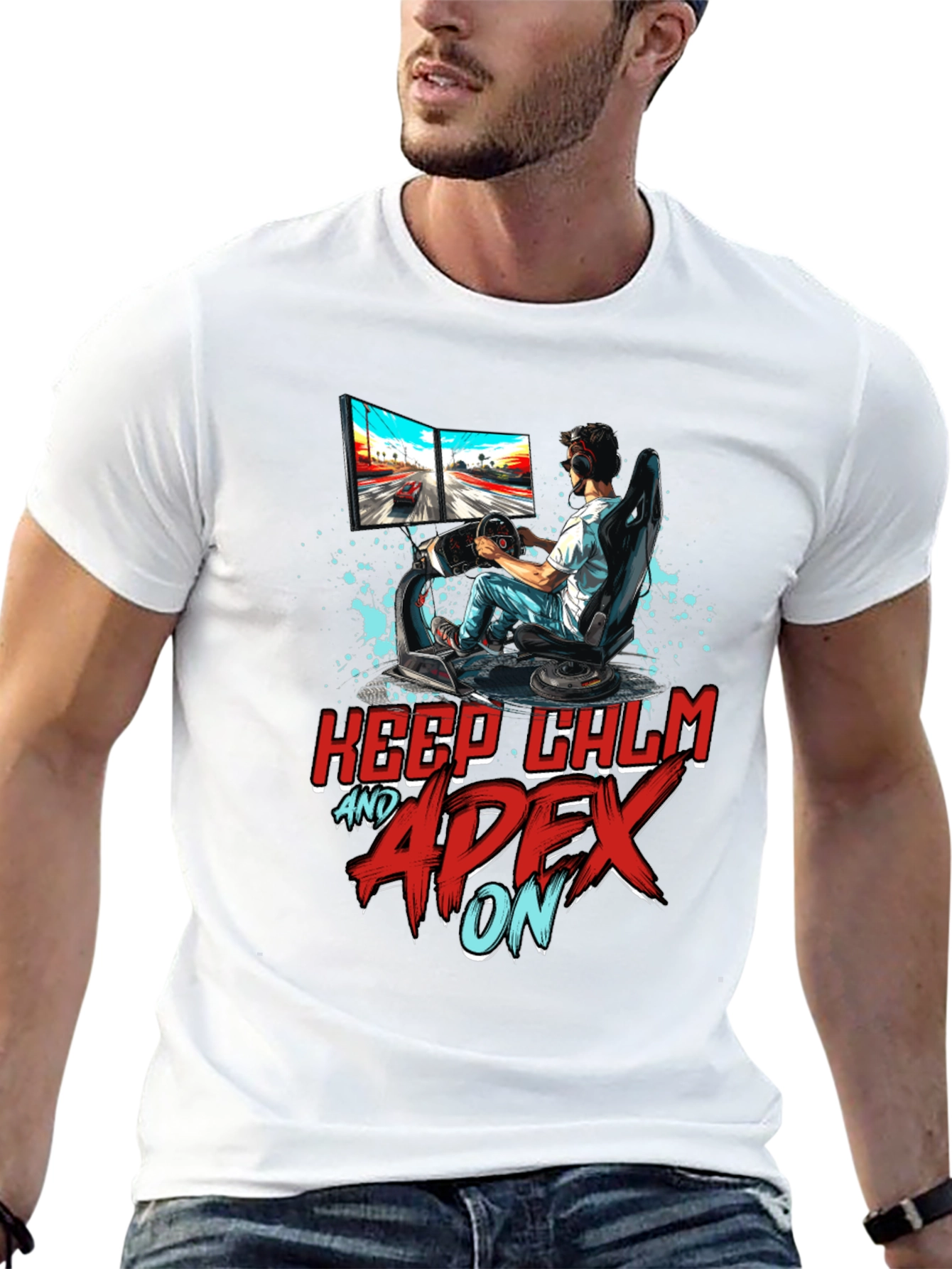 Keep Calm and Apex On Gamer T-Shirt