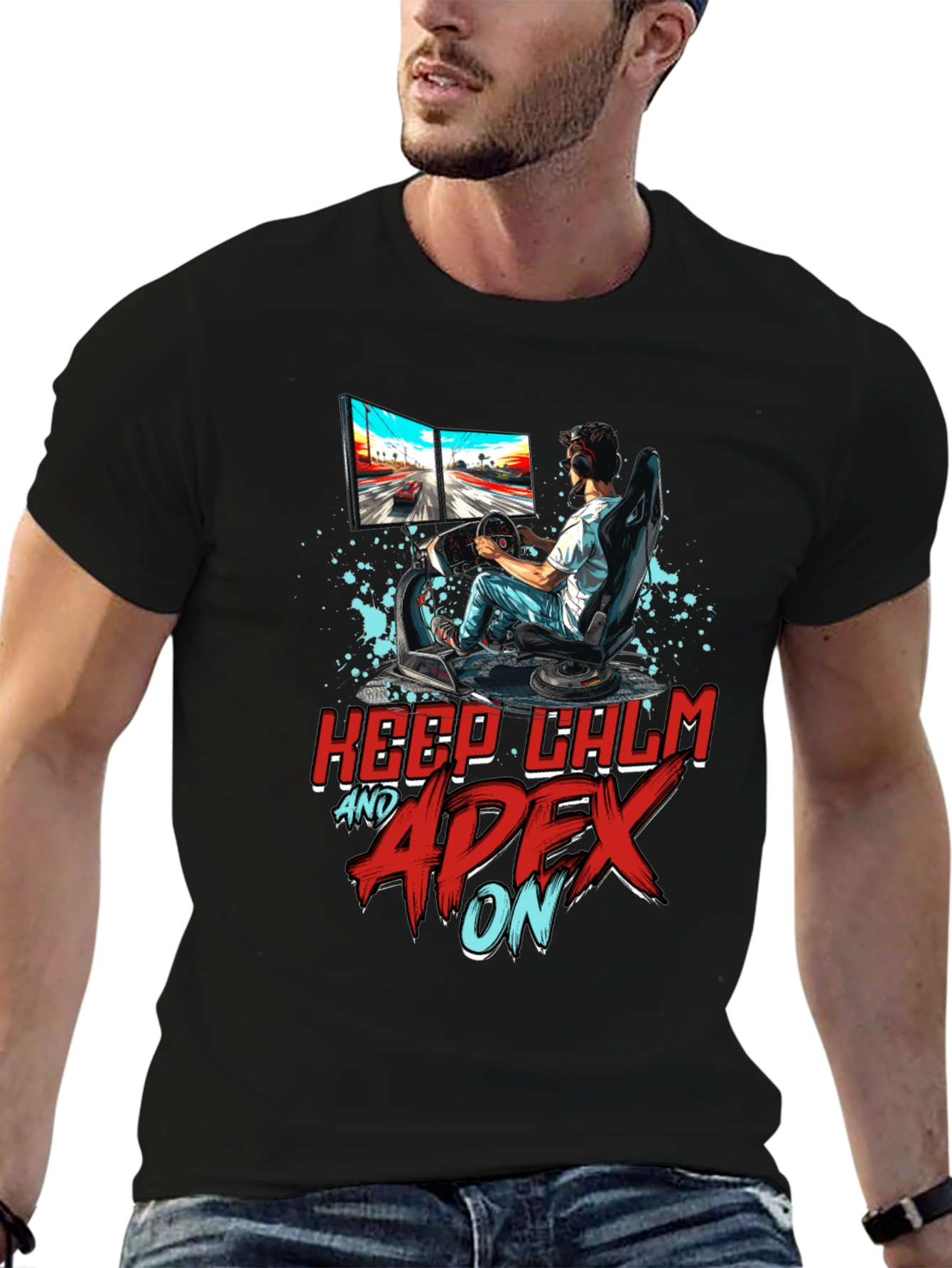 Keep Calm and Apex On Gamer T-Shirt