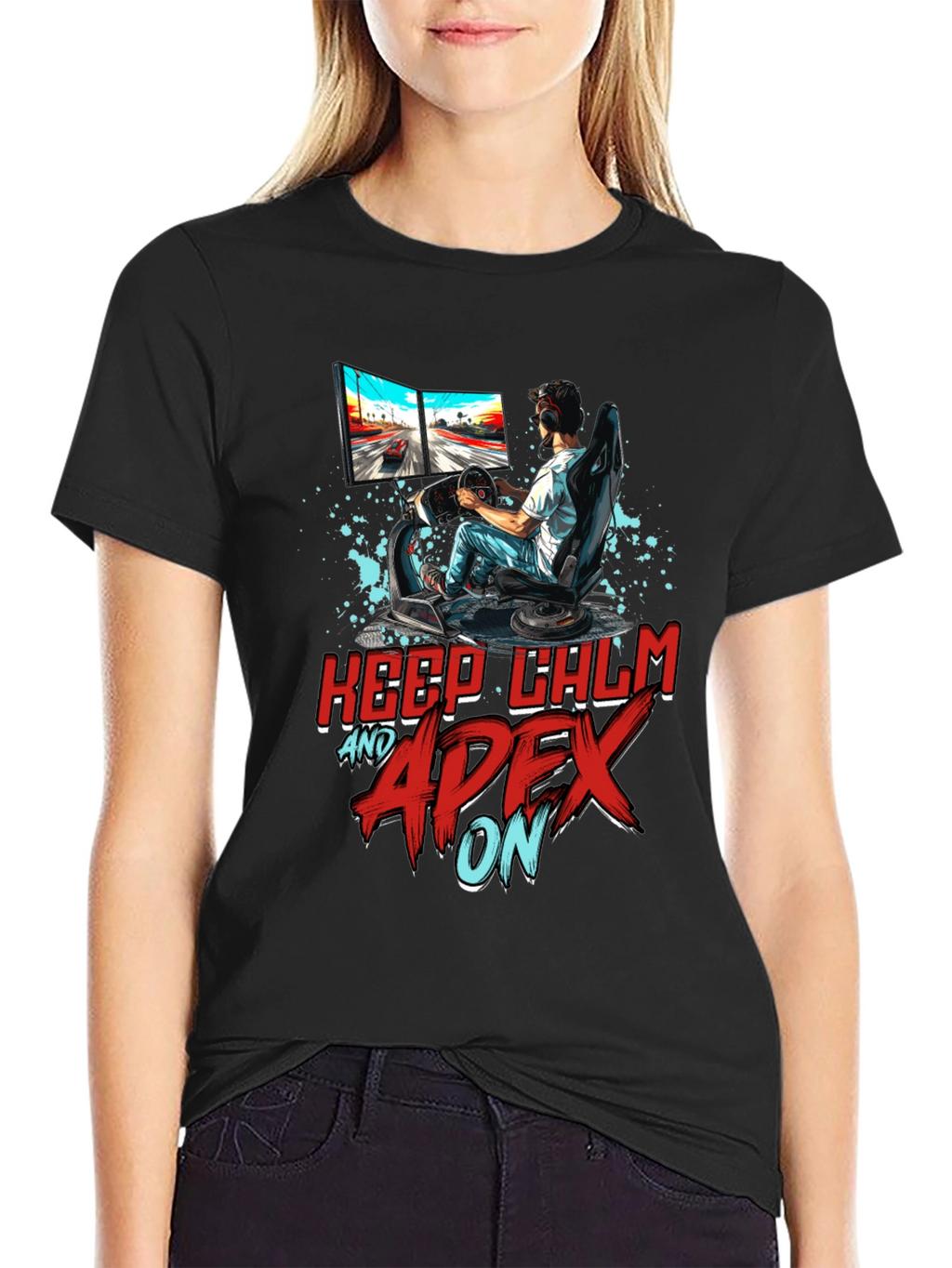 Keep Calm and Apex On Gamer T-Shirt