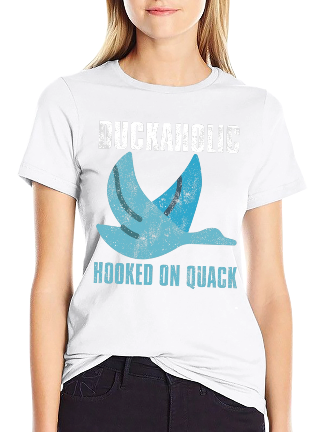 Duckaholic T-Shirt - Hooked on Quack Funny Tee