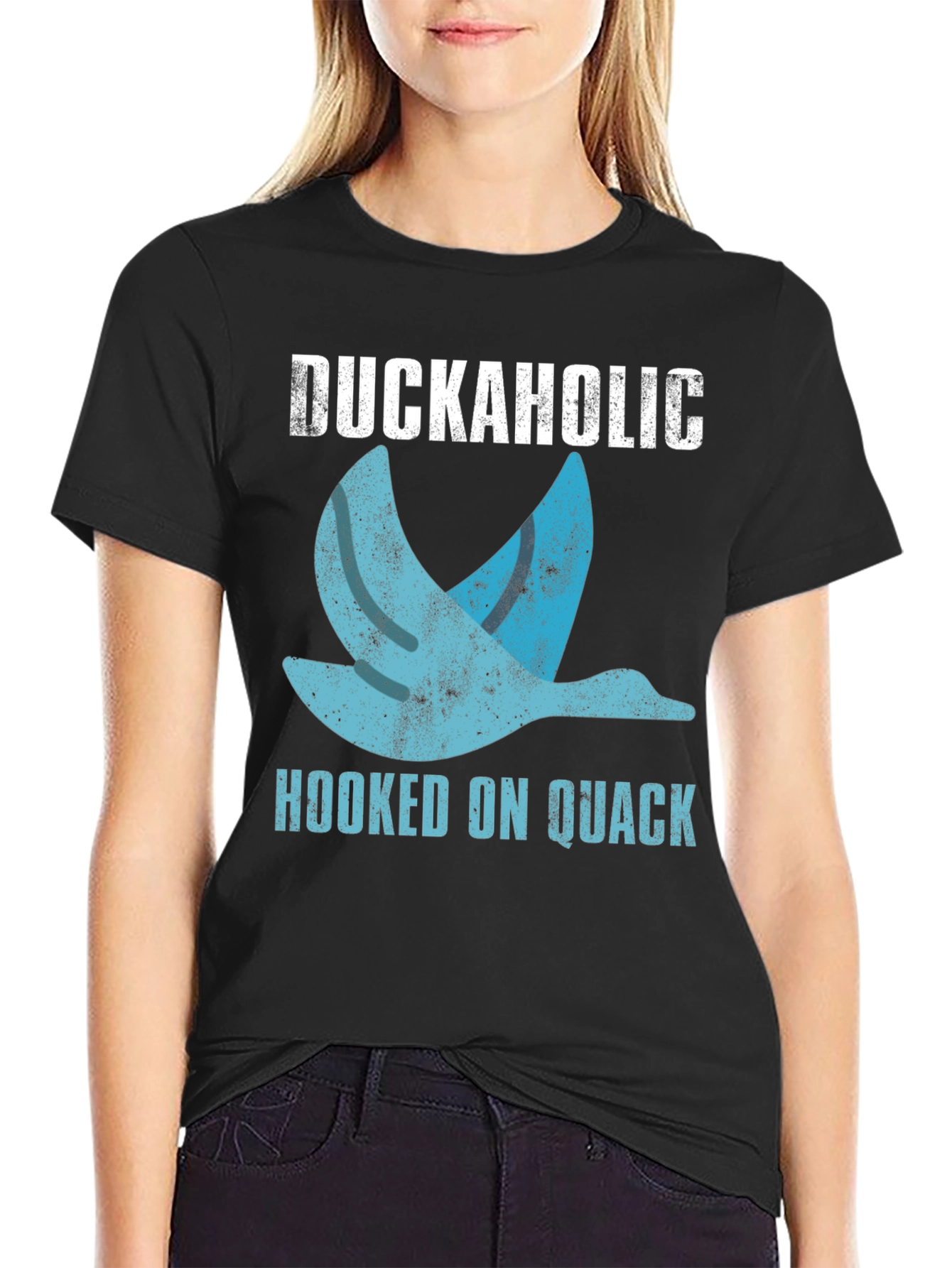 Duckaholic T-Shirt - Hooked on Quack Funny Tee