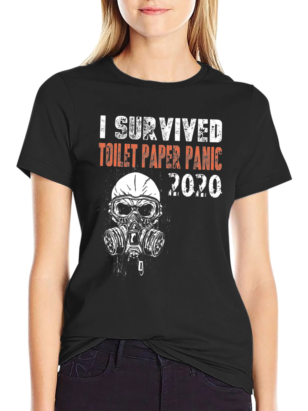 I Survived Toilet Paper Panic 2020 Graphic T-Shirt