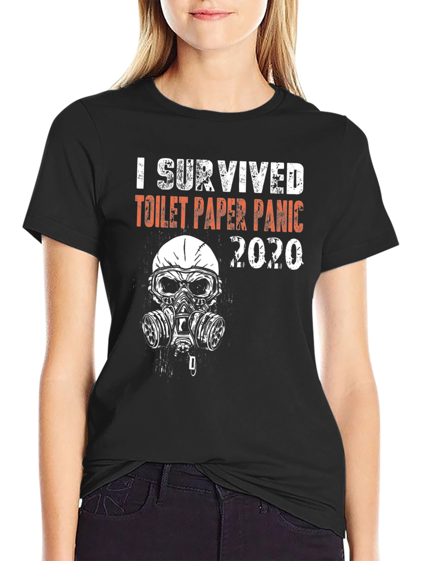 I Survived Toilet Paper Panic 2020 Graphic T-Shirt