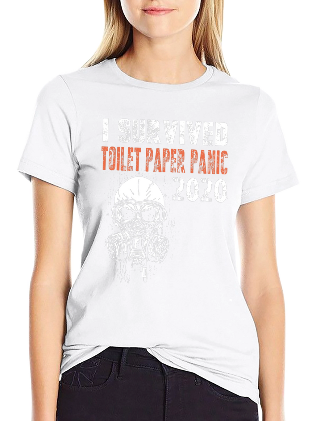 I Survived Toilet Paper Panic 2020 Graphic T-Shirt