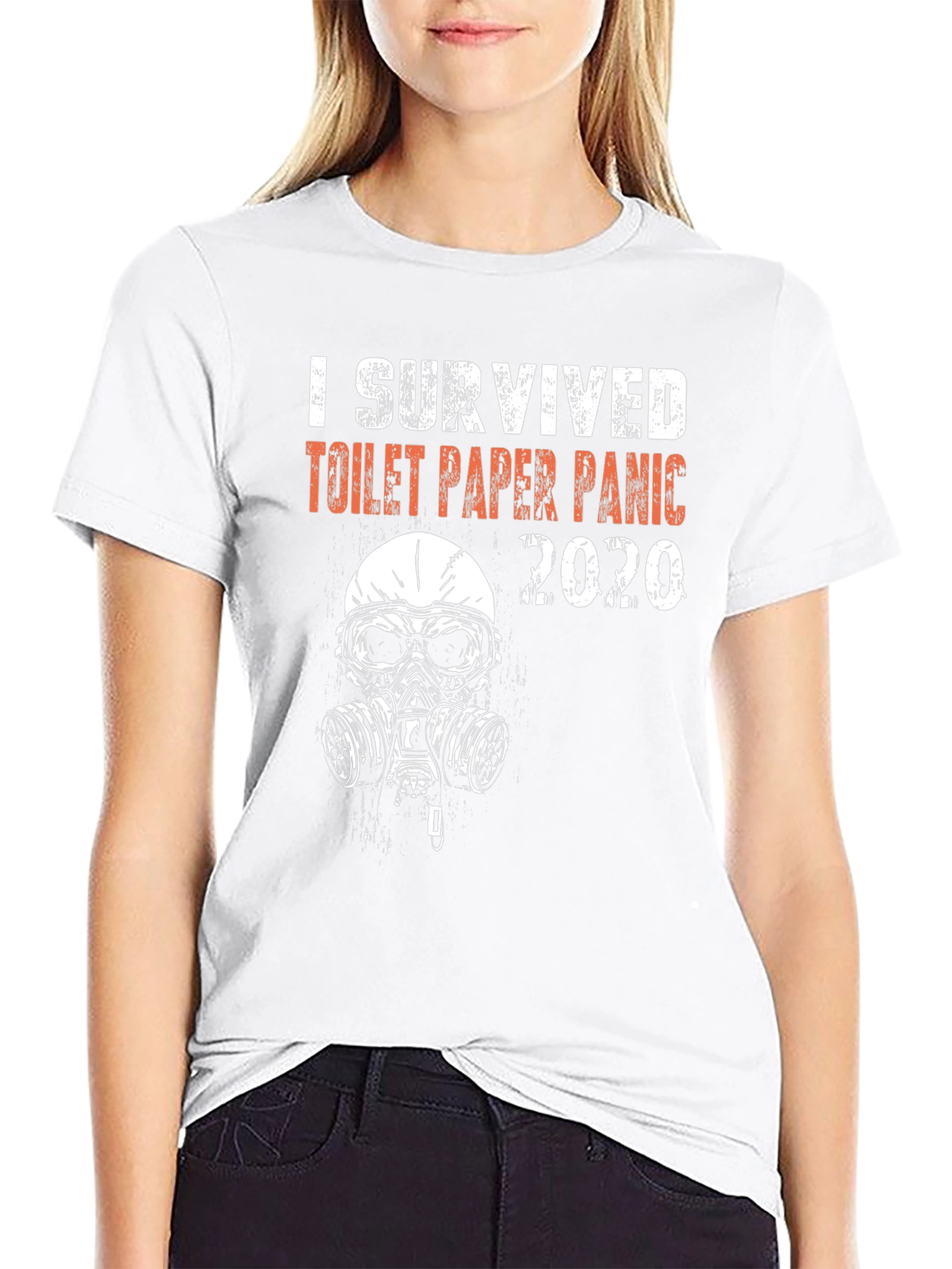 I Survived Toilet Paper Panic 2020 Graphic T-Shirt