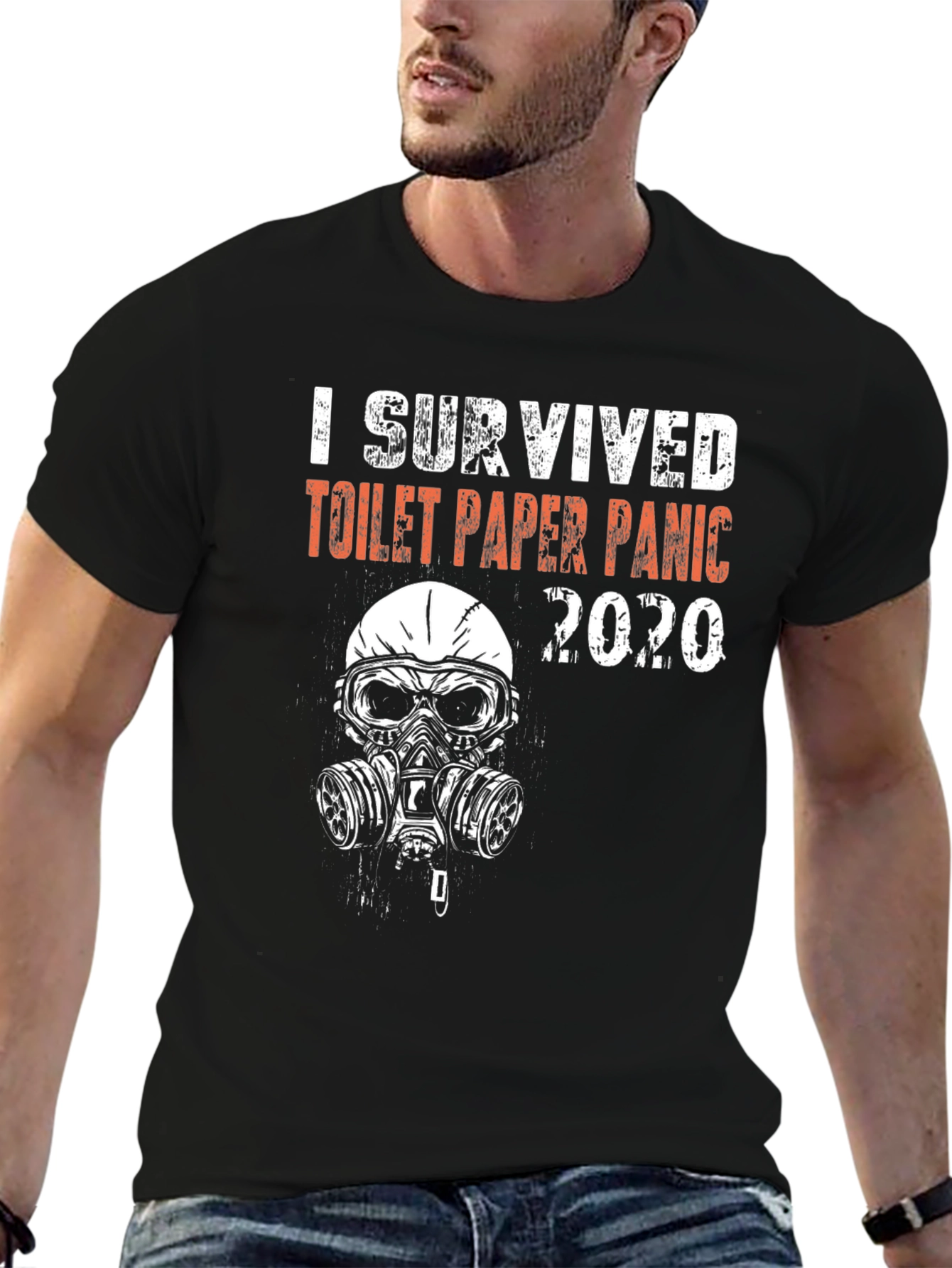 I Survived Toilet Paper Panic 2020 Graphic T-Shirt