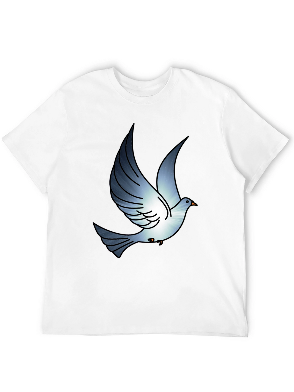 Dove Graphic Print Black T-Shirt