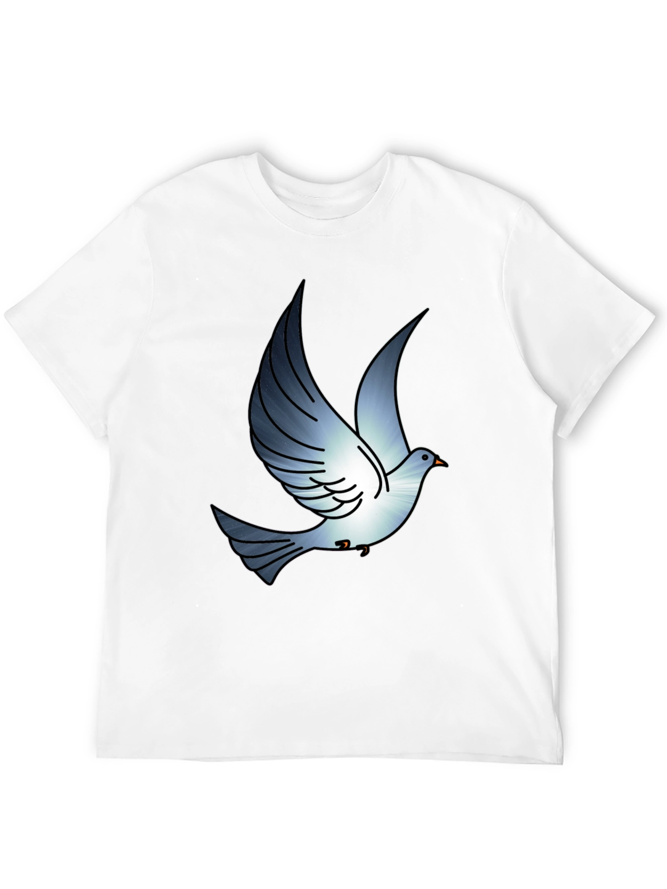 Dove Graphic Print Black T-Shirt